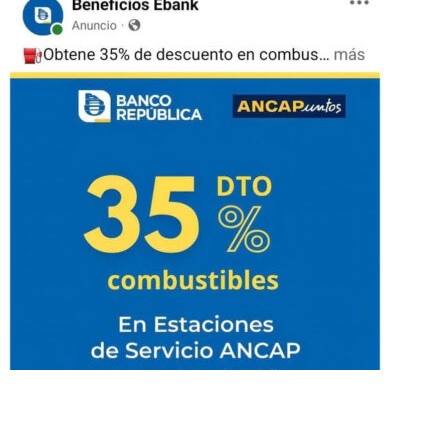 Intento de estafa con falsa promoción de combustible en Facebook